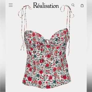 Realization Par The Ana Floral Tank XS